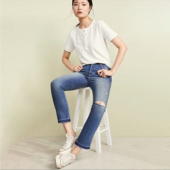 AMO - Babe Dive Bar Destroy Jeans - Size 26 - Picture 6 of 8